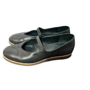 For Zora Ballet Wedge Black womens shoes size 7